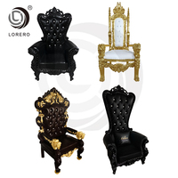 Meubles d'hôtel, canapé, chaise de roi reine trône, chaise empereur style roya