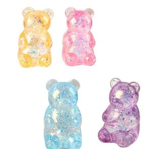 EPT Série de jouets squishy Taba pour enfants, en forme de boule ours cœur colorée, avec visage amusant et paillettes, anti-stress, idéal pour les fêtes, vente en gros - Product Image 6