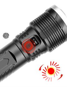 Linterna LED <span class=keywords><strong>de</strong></span> alta potencia xhp70,2 X 3, <span class=keywords><strong>10000</strong></span> lúmenes, superbrillante, 4X18650 - Product Image 3