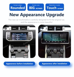 Radio de Coche con Sistema Android 13, Reproductor Multimedia Estéreo, Navegación GPS, Unidad Inalámbrica Carplay para Land Rover Evoque 2013-2018 - Product Image 3