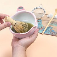 Ensemble de bols à matcha en céramique Dingyue, ensemble de bols à matcha, accessoires à matcha faits à la main, ensemble de matcha en marque privée