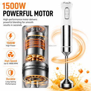 Electrodoméstico de Cocina Pequeño de Alta Potencia, Licuadora de 1500W, Licuadora Comercial de Inmersión, <span class=keywords><strong>Batidora</strong></span> de <span class=keywords><strong>Mano</strong></span> - Product Image 2