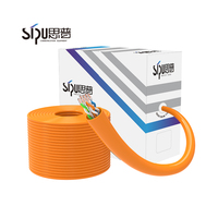 Câble LAN UTP Cat5 SIPU 305m en rouleau, gaine PVC, 4 paires de fils torsadés, câbles de communication Ethernet, conducteur CCA, 8 conducteurs
