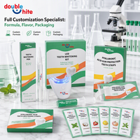 Bandes de protection des gencives à l'acide hyaluronique doublement blanchissantes, invisibles, hydratantes, barrière gingivale, hydratation longue durée, soulagement de la bouche sèche