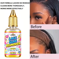 Durable et facile à nettoyer 30ML dentelle colle à cheveux en gros colle à perruque imperméable avec des ingrédients naturels outils d'extension de cheveux