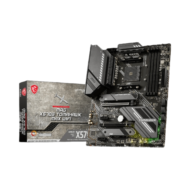 For MSI MAG X570S TOMAHAWK MAX WIFI Desktop Computer AMD Socket AM4 ATX DDR4 SATA Hard Drive Interface Integrated Graphics Card
