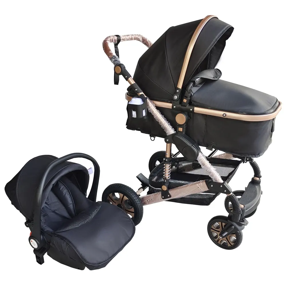 Kinderwagen Kinderwagen Buggy Lichtgewicht Rijtuigen Autostoel Kinderwagens Opvouwbare Kinderwagens Reizen Kinderwagen 3 In 1 Voor Baby 'S