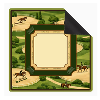 Tapis de jeu de casino antidérapants et insonorisés, tapis en caoutchouc pour poker Texas et mahjong, tapis de table de mahjong américain personnalisés