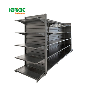 Tùy chỉnh sang trọng sắt kim loại <span class=keywords><strong>double</strong></span> side Gondola Kệ siêu thị kệ - Product Image 1
