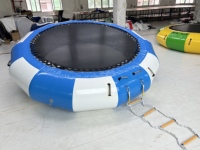 Jeu d'eau d'été 6.5ft/10ft trampoline gonflable pour adultes, videur d'eau pour lac/piscine/bateau/étang