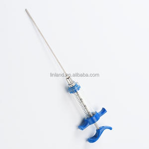 Jeringa de vacuna veterinaria <span class=keywords><strong>BD</strong></span> TPX de alta calidad WJ202, jeringa de acero de plástico desechable y reutilizable para función de seguridad del ganado - Product Image 1