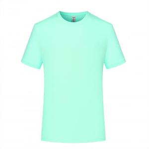 Promotional T-Shirt Short Sleeve Solid Color Polyester Quick Dry Leisure Wear - Product Image 2
