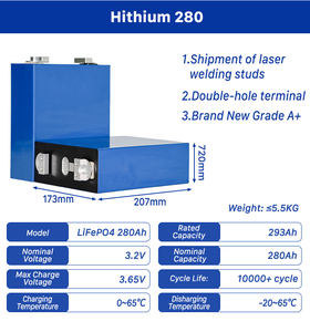 Eu Stock 3.2v 280ah 314ah 105ah Lithium Iron <b>Phosphate</b> LiFePo4 Battery High Efficiency LongLife Deep Cycles backup outside power - Product Image 2