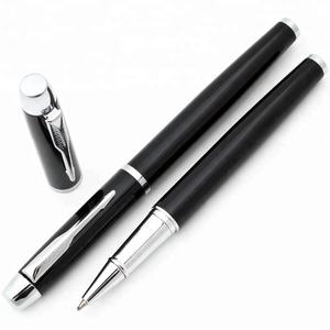 Bolígrafo Roller de Lujo, Metálico, Negro, Parker, Personalizable con Logotipo - Product Image 1