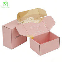 Boîtes d'expédition en carton ondulé personnalisées pour cosmétiques et soins de la peau, emballages de crème pour les yeux et crème pour le visage en matériaux recyclés