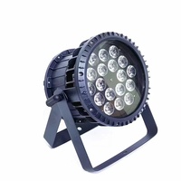 18/24PCS 18W RGBW IP65 Projecteur LED PAR extérieur étanche pleine couleur avec contrôle DMX512, boîtier en aluminium pour mariages, festivals et spectacles