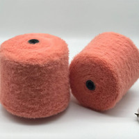 100% Recycled Nylon Blended Yarn 1.3cm Fancy Dyed Feather Knitting for Embroidery