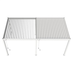 Pabellón inteligente de aluminio, villa, restaurante al aire libre, salón de té, jardín, techo, pérgola, con techo de lamas ajustables - Product Image 5