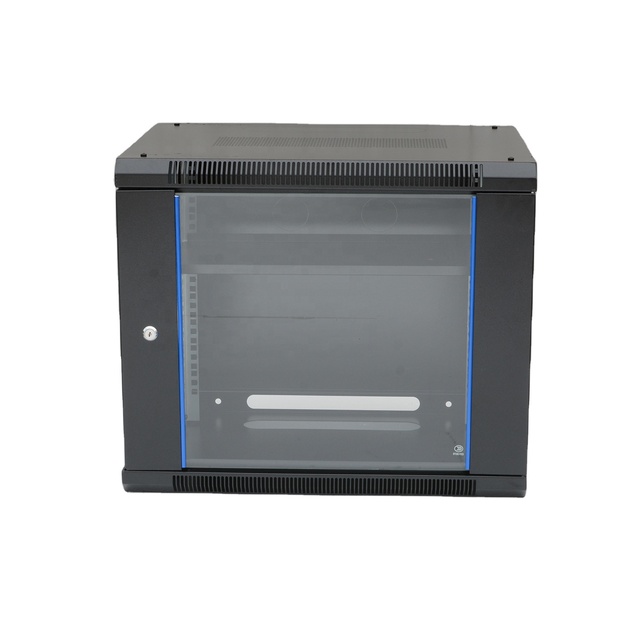 China Manufacturer Metal Wall Mounted Double Section Server Rack 6U 9U 12U 15U 18U Data Center Network Cabinet IP55 Protection