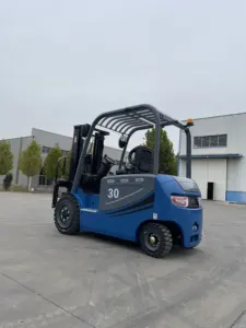 CE Certified 3 Ton Capacity Electric Forklift With AC Motor And Gear For Building Material And Machinery Repair Shops