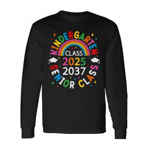 Camiseta de manga larga para clase de jardín de infantes de 2025, clase de graduación de 2037 - Product Image 2