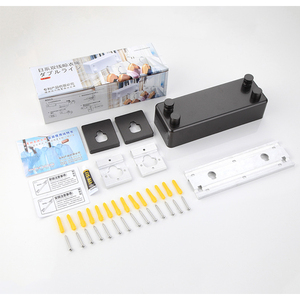 <span class=keywords><strong>Tendedero</strong></span> Retráctil de Pared de Acero Inoxidable Negro Rectangular Moderno de 4.2m con Doble Línea y <span class=keywords><strong>Tendedero</strong></span> Individual Blanco de Metal ABS - Product Image 6
