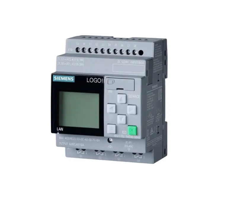 6ED1052-1MD08-0BA1プログラマブルコントローラ8.3 12/24RCEホストモジュールSiemens PLC LOGOロジックモジュール