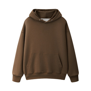 เสื้อฮู้ดดี้สีพื้น ทรงหลวม ผ้าฝ้ายแท้ เสื้อสตรีสีพื้น สำหรับยุโรป อเมริกา เอเชียตะวันออกเฉียงใต้ - Product Image 5