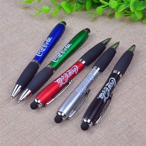 Wholesale Custom Logo LED Light Pen for Stylus Ballpoint Pen Laser Engraving Business Gift for Touch <b>Screen</b> Promotional Gift Pen - Product Image 4