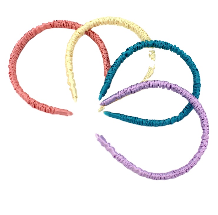 Оптом с фабрики под заказ женские аксессуары для волос дизайнерские повязка на голову из шелка и повязка на голову