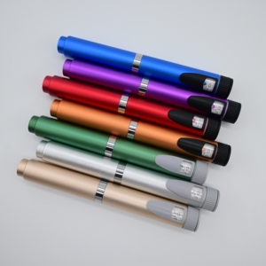 Durable Reusable Metal Injection <b>Pen</b> for 3ml Cartridge Adjustable Dose Rubber Stopper Custom Logo Graphic OEM Packaging - Product Image 2