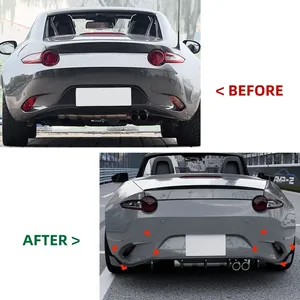 StarNav Pour MX-5 Miata ND 2016+ Kit de modification extérieure : Lame de pare-chocs avant et arrière, Aileron, Grille, Tuning - Product Image 5