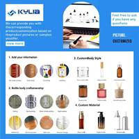 Flacon compte-gouttes en verre ambré, plusieurs tailles, pour huiles essentielles, avec logo imprimé sur soie, emballage cosmétique pour sérum aromatique – Vente chaude