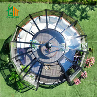 Maison de conteneur dôme transparent maison à bulles tente de camping en plein air maison portable en polycarbonate pour restaurant