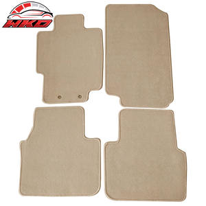 Tapis de sol pour Acura TL 04-08, tapis avant et arrière beige 4 pièces - Velours - Product Image 1