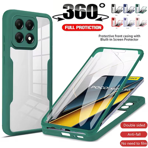 360 funda de teléfono de cuerpo completo para <span class=keywords><strong>POCO</strong></span> X6 X7 M6 X5 X4 X3 <span class=keywords><strong>Pro</strong></span> 5G Fundas protectoras de pantalla para <span class=keywords><strong>POCO</strong></span> F6 F5 <span class=keywords><strong>M4</strong></span> M3 <span class=keywords><strong>Pro</strong></span> X3 NFC F3 C65 cubierta - Product Image 3