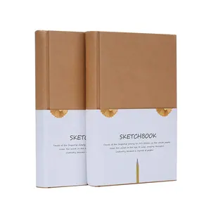 Livros de esboço de papel personalizado a4 a5, livros de esboços em branco com papel liso