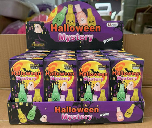 Nueva Caja Sorpresa de Halloween con Juguetes Blandos: Fantasma, Calabaza, Calavera - Juguete Antiestrés para Niños, Regalo para Fiestas de Truco o Trato - Product Image 6