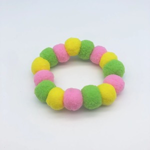 Cute Pet Collar <b>Rainbow</b> Pom Poms Small Medium Dogs Cats All Seasons Accessory Gift - Product Image 4