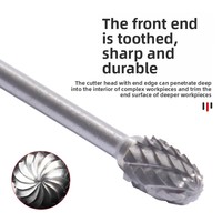 Xin Sentuo - Venta Directa de Fábrica: Juego de 10 Fresas Rotatorias de Carburo para Taladro Eléctrico, Herramienta de Pulido y Desbaste, Broca de Doble Rosca de 36mm