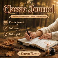 Carnet en cuir personnalisé avec logo, noir et blanc, en crin de cheval, vente en gros, journal en cuir véritable pour cadeau