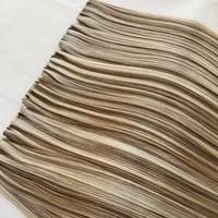 Cheveux vierges européens 20246 pour micro-machine, double trame, texture lisse, qualité salon, double tirage, cuticules intactes