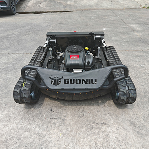 高品質エンジン搭載リモコン式農業用ロボット芝刈り機クローラー草刈機 - Product Image 2