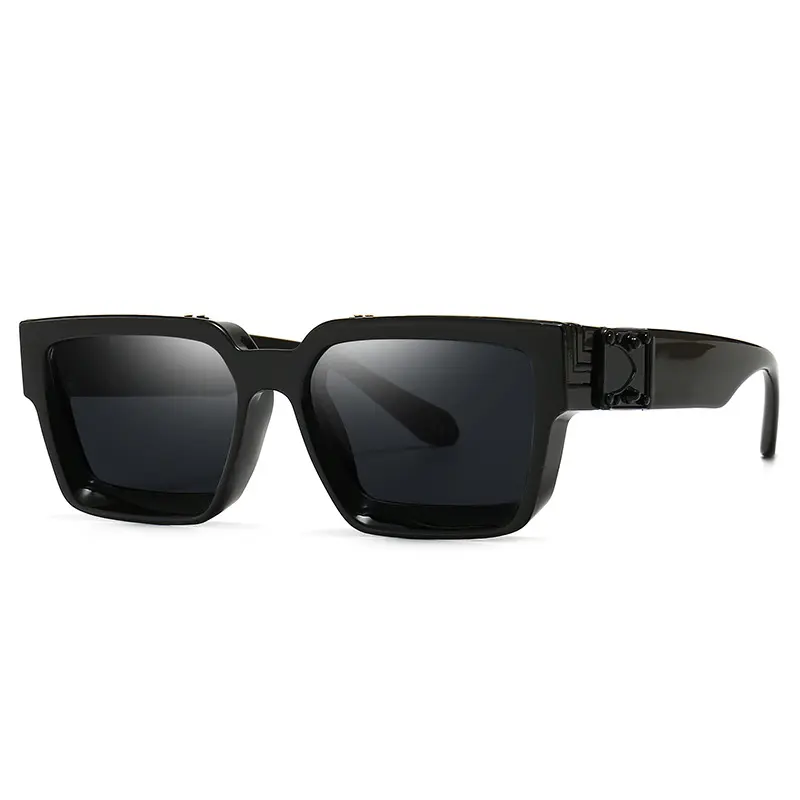 2022 Fashion big frame sunglasses newest Vintage men women colorful clear black mall small square frame sunglasses