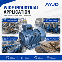Moteur électrique asynchrone triphasé haute performance 11 kW 15 CV 4 pôles 6 pôles à usage général pour convoyeur