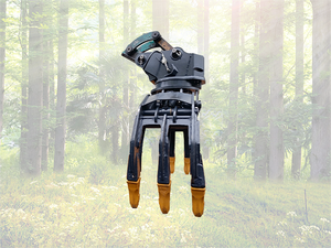 Accessoires de grue XUVOL, pince à foin, pince à double cylindre, pince hydraulique pour excavatrice, grappin rotatif, grappin à pierre - Product Image 5