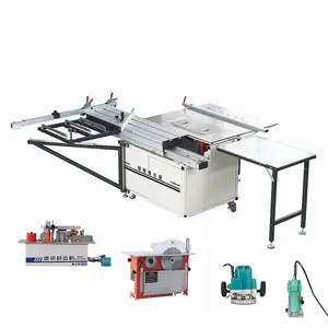 Woodworking Panel Saw 45 /90 Degrees Precision Sliding Table Cutting Board Mobile Wood Sawing Machine
