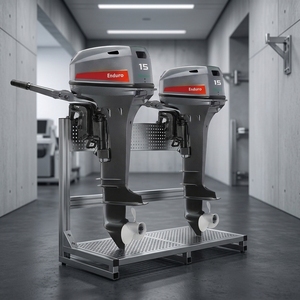 Nouveau moteur hors-bord à essence 2 temps 2 cylindres 15 CV 246 cm³ à faible puissance, prix usine - Product Image 3