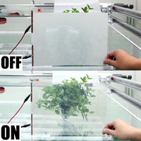 Wasserdichte Schaltbare Glasfolie PDLC-Folie Intelligente Fensterfolie