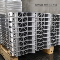 Profilé d'extrusion en aluminium sur mesure pour les racks de stockage d'énergie ESS, 6063-T5, usiné CNC, anodisé, cadre de batterie OEM